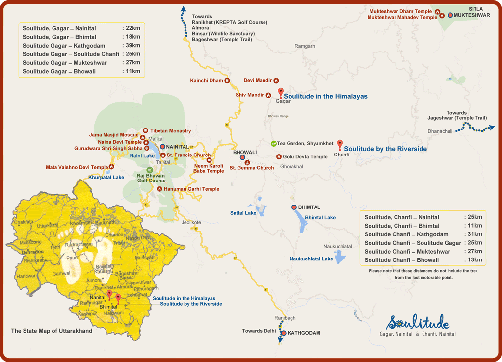 Map to reach Soulitude